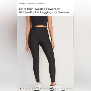 Lightly worn, extra high rise, full length leggings!